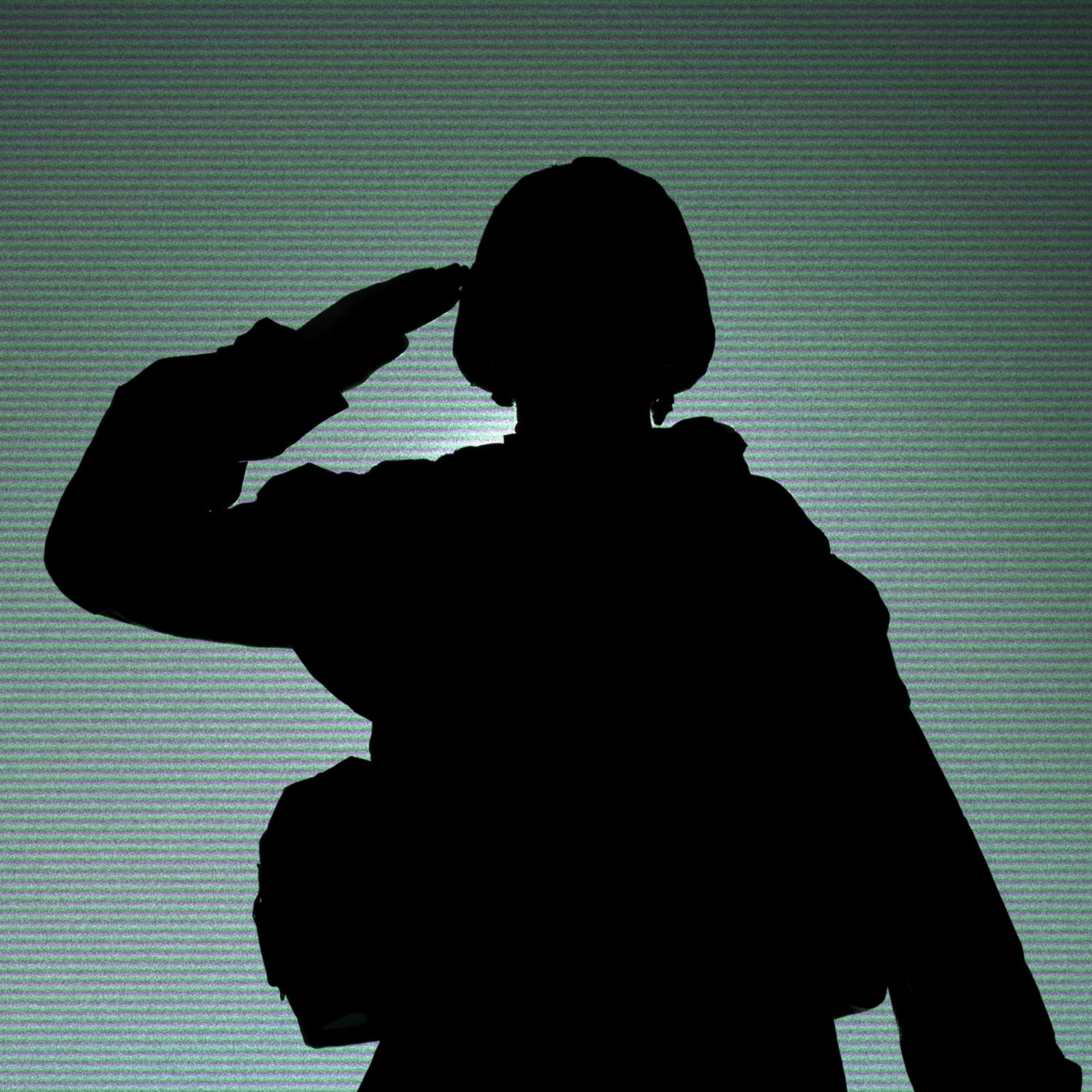 Silueta de un militar realizando el saludo militar como símbolo de compromiso, disciplina y vocación de servicio | Filosofía de Patronato En Casa